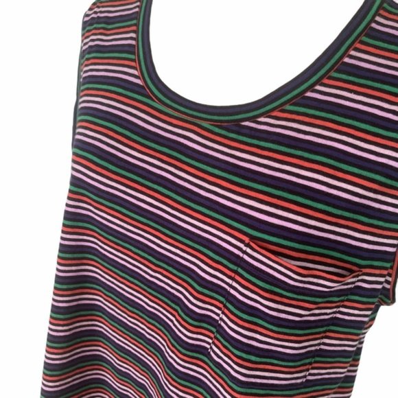 Madewell One Pocket Stripe Muscle Tank Top Medium - Picture 6 of 8